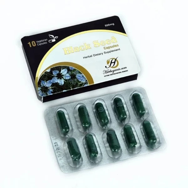 Black Seed Capsules Blister Pack