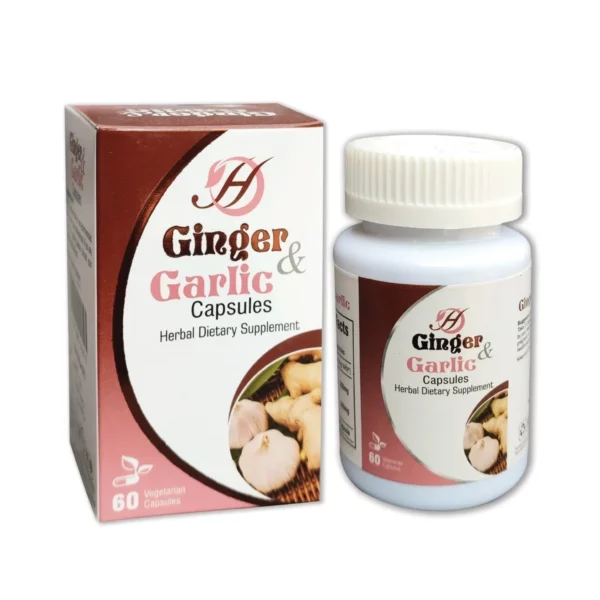 Ginger & Garlic Capsules – 60 Pack