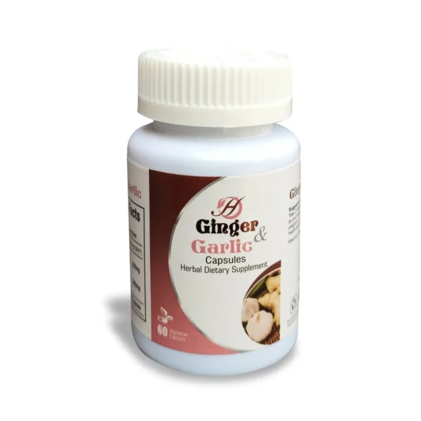Ginger & Garlic Capsules – 60 Pack
