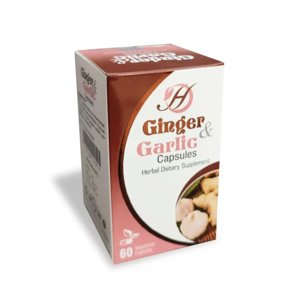 Ginger & Garlic Capsules – 60 Pack - Image 4