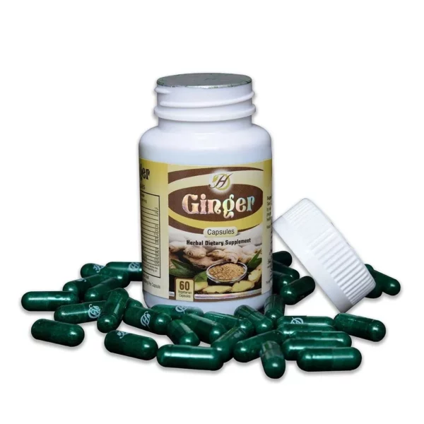 Ginger Capsules – 60 Pack - Image 3