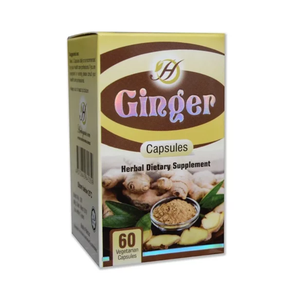Ginger Capsules – 60 Pack - Image 2
