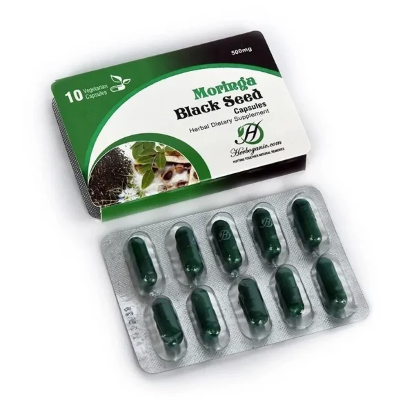 Moringa Black Seed Capsules Blister Pack