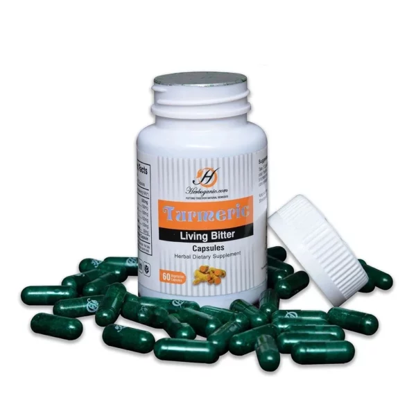 Turmeric Living Bitters Capsules – 60 Pack - Image 3