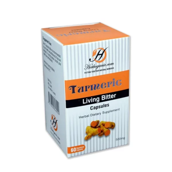 Turmeric Living Bitters Capsules – 60 Pack - Image 2