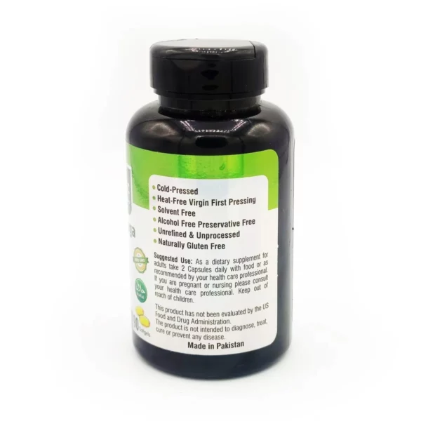Black Seed, Moringa & Flaxseed Softgel Capsules – 90 Pack - Image 2